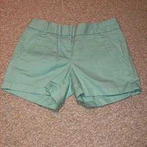 J.Crew seafoam chino shorts